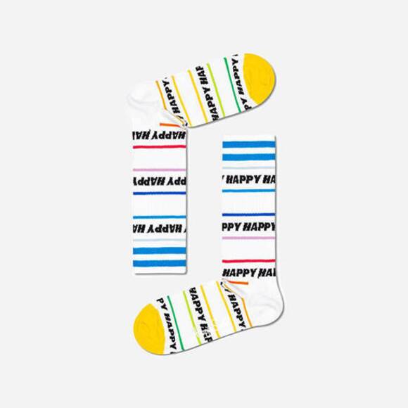 Happy Socks Happy Socks - Happy Line Thin Crew Sock