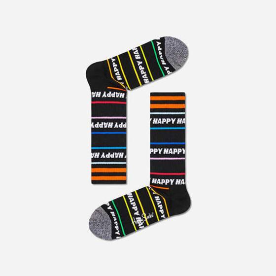 Happy Socks - Happy Line Thin Crew Sock